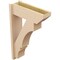 Ekena Millwork 7 1/2-in W x 22-in D x 34-in H Balboa Slat Rough Cedar Woodgrain TimberThane Outlooker, Primed Tan OUTUR075X22X34BOA24RCPR - alternate 2